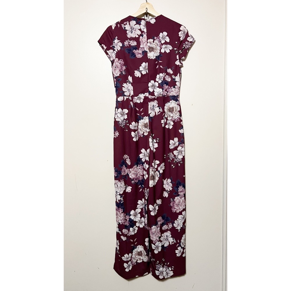 Yumi Kim Floral Tie Front Jumpsuit S - Picture 2 of 12